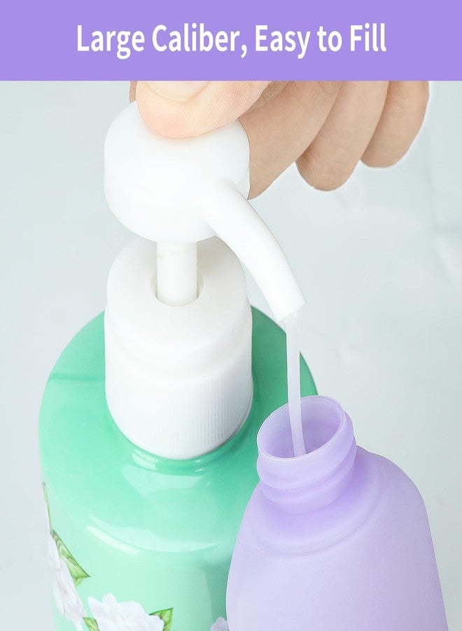 CCTIVED Travel Bottles for Toiletries, TSA Approved Travel Size Containers for Toiletries, Leak Proof Refillable Toiletry Bottles for Shampoo,Conditioner,Lotion-4 Pack - Image 4