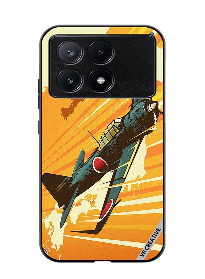 VR CREATIVE Protective Case Cover For Xiaomi Poco X6 Pro Helicopter Design Multicolour - Image 1