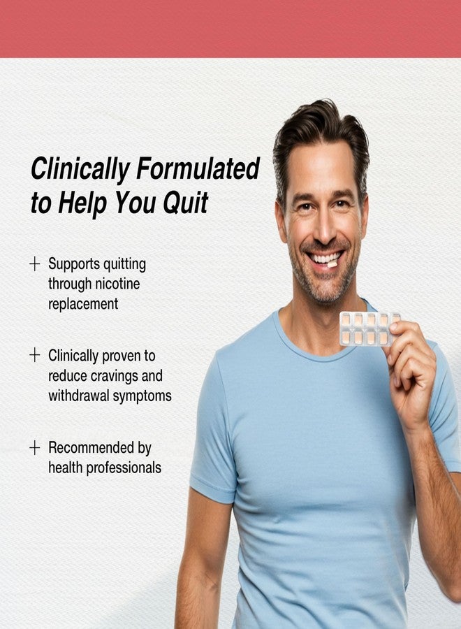LUCY™ NRT Nicotine Gum, Stop Smoking Aid, Fruit Flavor, 4mg 100-Count - Image 2