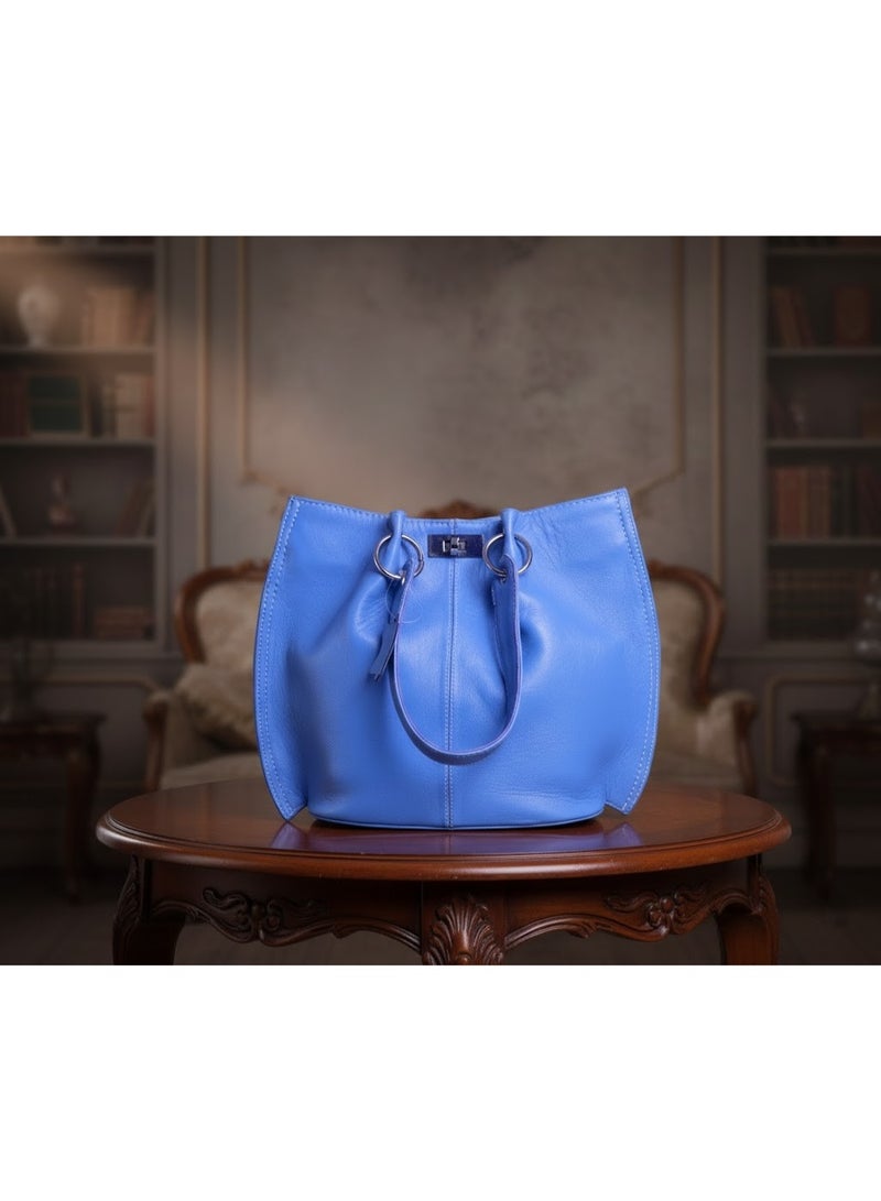 Elegant Suede Tote Bag - Image 2