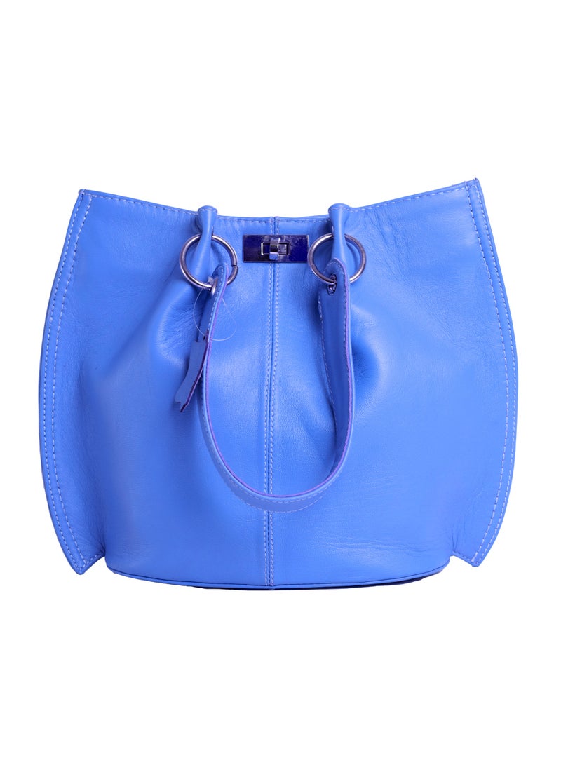 Elegant Suede Tote Bag - Image 1