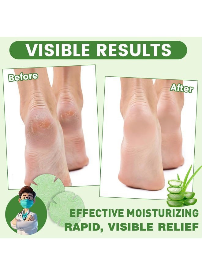 TEAWOO 30PCS Patented Aloe Vera Cracked Heel Treatment Patches, New Upgraded Cracked Heel Repair Bandage - Image 3