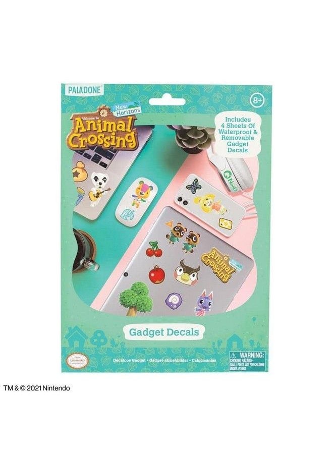Paladone Animal Crossing Gadget Decals 4 Sheets Waterproof And Repositionable Vinyl Sticker Clings  - Image 3