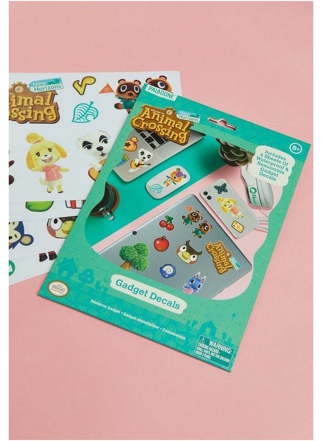 Paladone Animal Crossing Gadget Decals 4 Sheets Waterproof And Repositionable Vinyl Sticker Clings  - Image 4