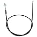 GREHUA 47 inch Front Drum Brake Cable Line for 70cc 90cc 110cc CT70 C70 XL70 CL70 SL70 Z50 C90 CT90 SL90 CL90 Mini Trail Bike 50 Moped Scooter Heavy Duty Motorcycle Parts Black - Image 2