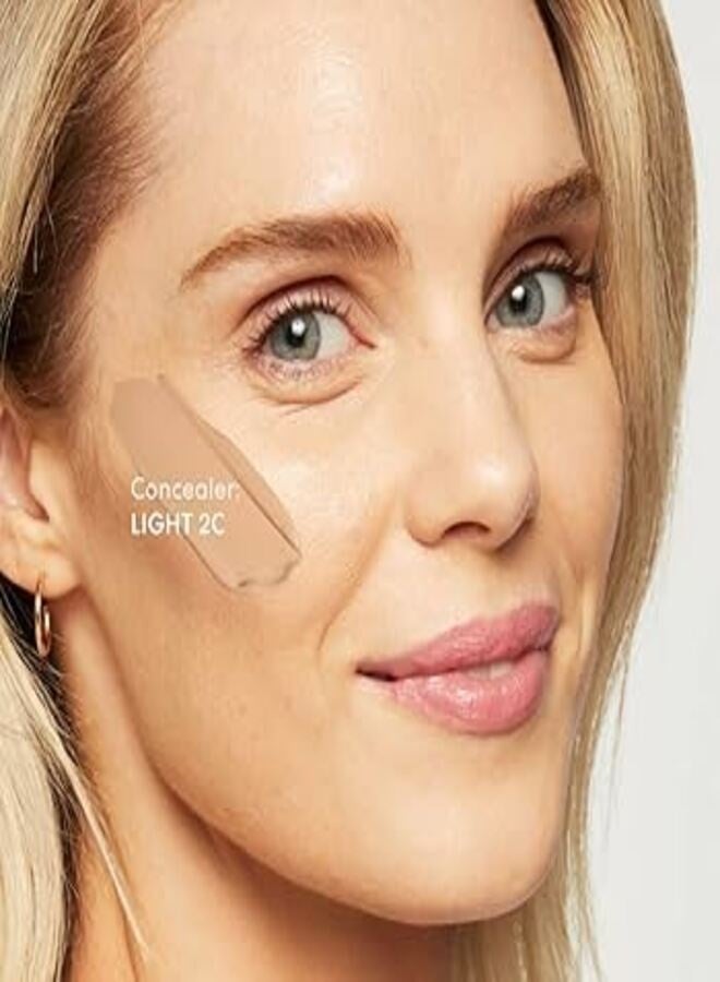 خافي عيوب المعادن السائل الأصلي من bareMinerals - درجة 2C فاتحة | خافي عيوب معدني سائل مرطب ومشرق بتغطية قابلة للبناء ولمسة نهائية طبيعية مشرقة - 6 مل - Image 3