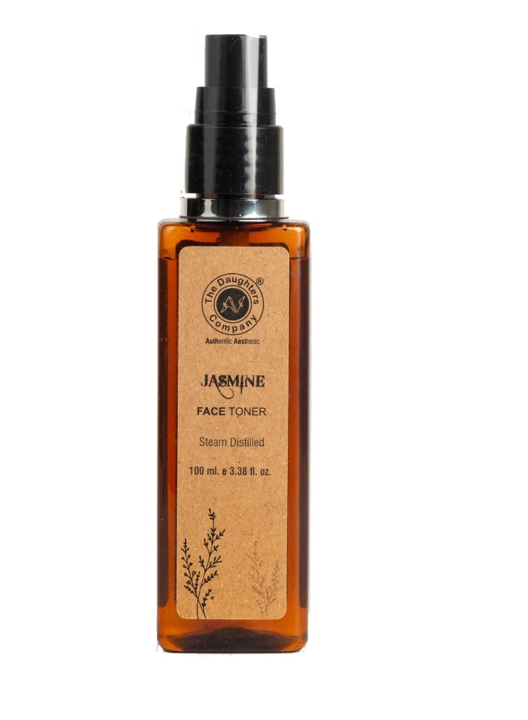 The Daughters Company JASMINE FACE TONER | 100% Steam Distilled | Made with Pure Stream Distilled Jasmine | Hydrating | Brightening | Revitalizing - Image 1