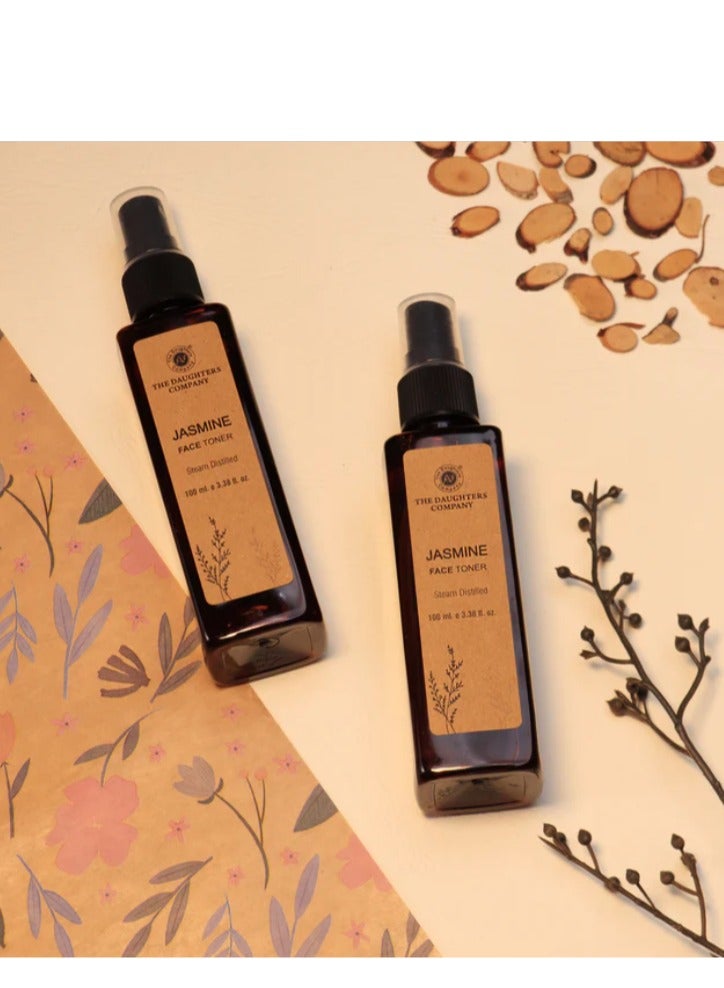 The Daughters Company JASMINE FACE TONER | 100% Steam Distilled | Made with Pure Stream Distilled Jasmine | Hydrating | Brightening | Revitalizing - Image 3