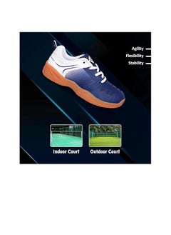 Nivia HY-COURT 2.0 BADMINTON SHOE | 1404BL12 |Material : Rubber |UK 12  - Image 1