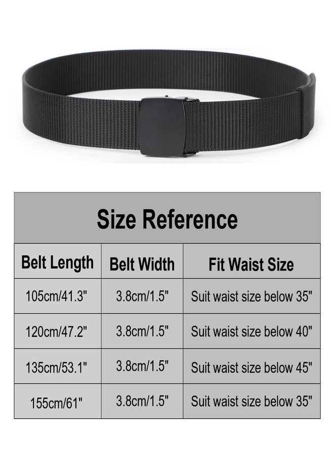 سوزدي حزام تكتيكي رجالي من SUOSDEY، حزام عسكري من النايلون، مشبك معدني متين، 1.5 بوصة - Image 5