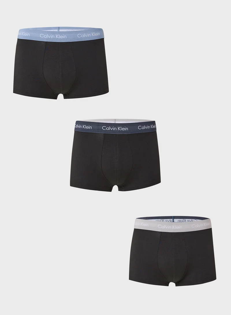CALVIN KLEIN 3 Pack Logo Trunks