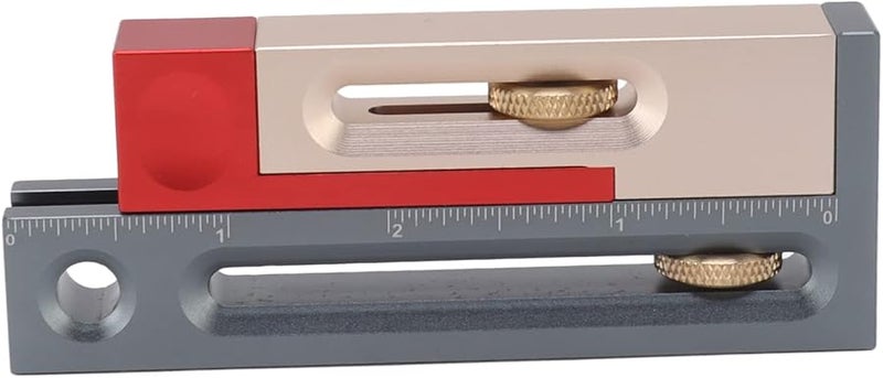 كتلة القياس المتحركة لأعمال النجارة منضدة المنشار ضابط فتحة أداة النقر واللسان - Image 5