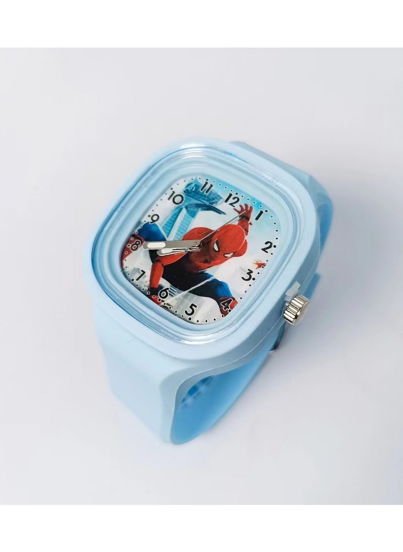 MARVEL - New Cartoon Marvel Spider-Man Silicone Watch For Kids - Image 1