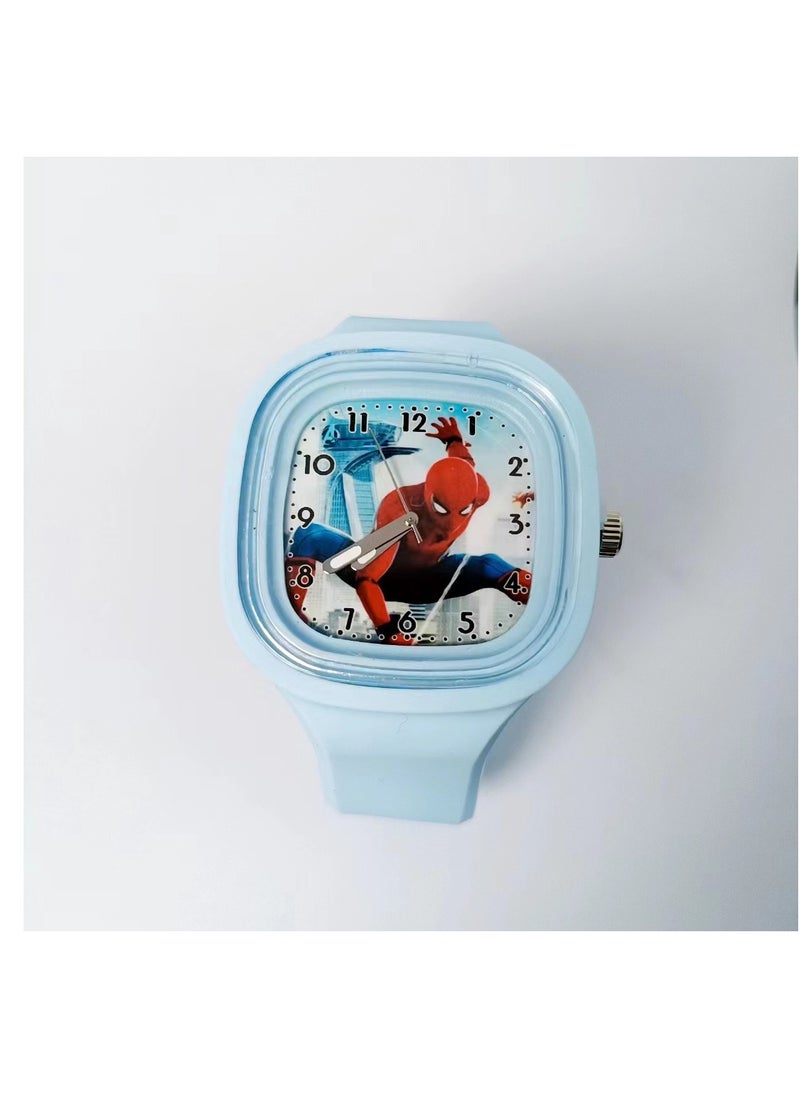 MARVEL - New Cartoon Marvel Spider-Man Silicone Watch For Kids - Image 1