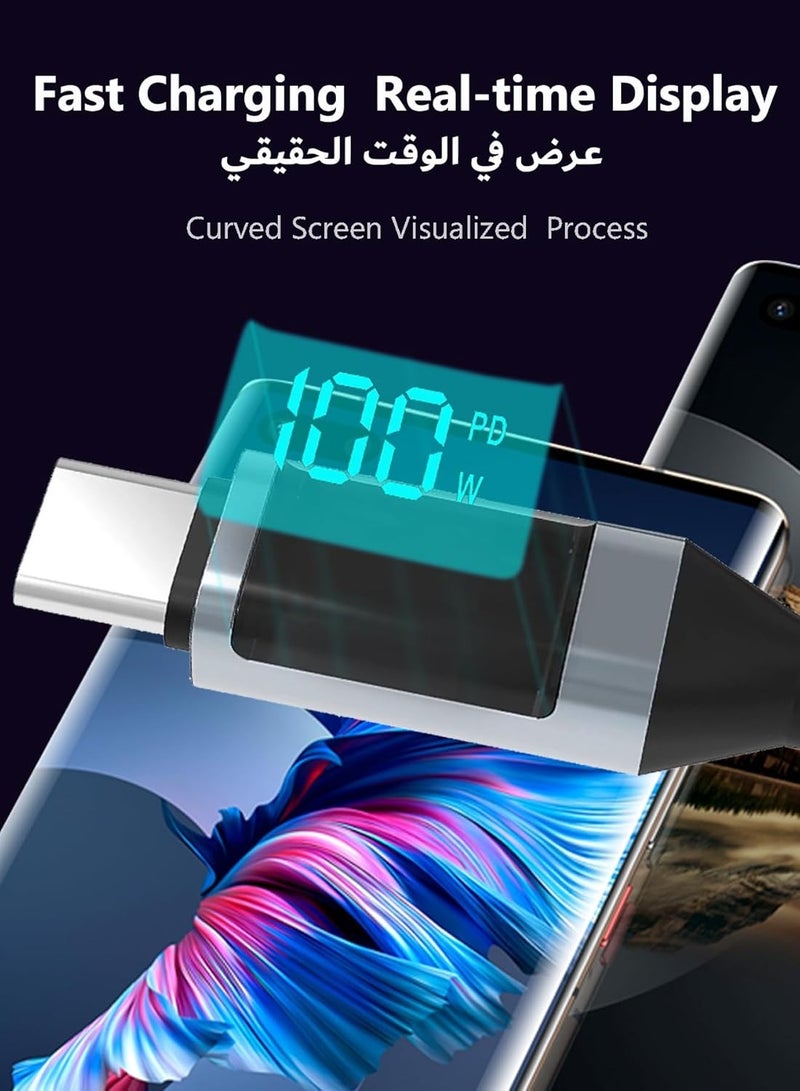 GUDOO USB C Cable 2M Braided 100W Power Delivery PD Fast charge Cable USB C to USB C Charging PD 5A E-Marker for iPhone, Laptop, MacBook, iPad Pro, Galaxy, and Type-C Devices  - Image 4