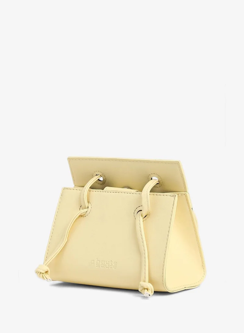 Haute Sauce  Structured Knotted Handle Bag for Women | Best Price UAE