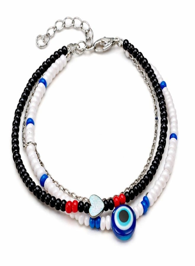 High Trendz Evil Eye Adjustable Nazaria Trendy Daily Use Bracelet (5.5 Inch + Extention) (Modern) - Image 1
