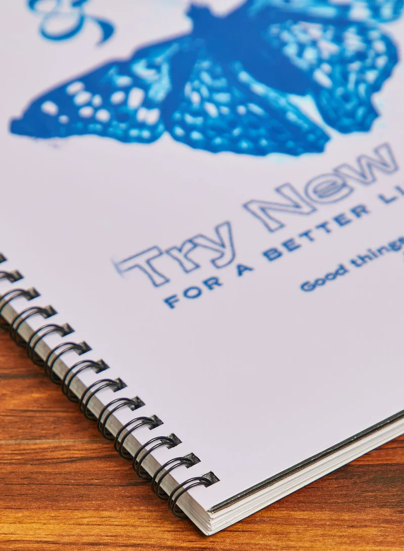 Typo Embrace Change Butterfly A4 Spinout Notebook