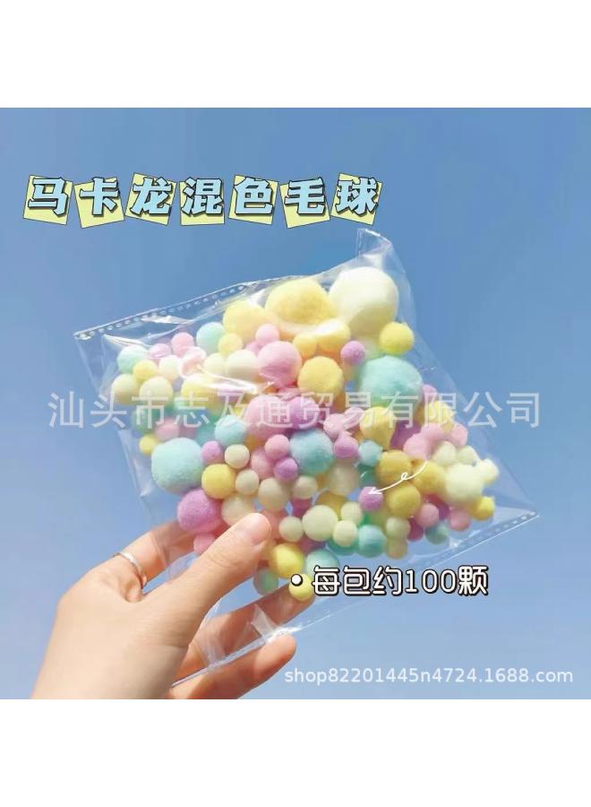 Generic ( ) Terry Twist Bar Encryption Macaron Color Bouquet Handmade Children's Educational Toy Super Dense Hair Root 