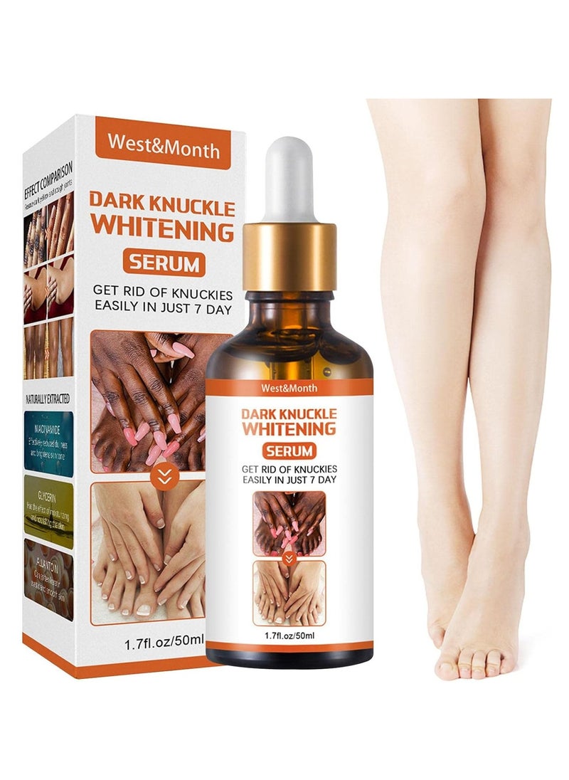 West&Month Dark Knuckle Whitening Cream Whitening Cream Knee Whitening Serum for Ankle Body 50 ml  - Image 2