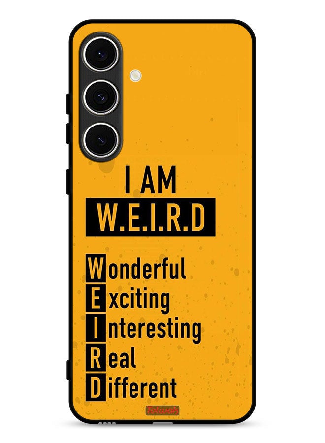 Tolwak Samsung Galaxy S24 FE 5G Protective Case Cover I Am Weird - Image 1