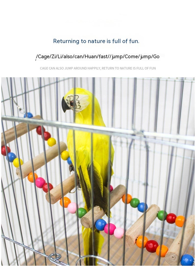 Parrot Bird Climbing Ladder Pet Ladder Bird Cage Accessories Assorted - Image 2