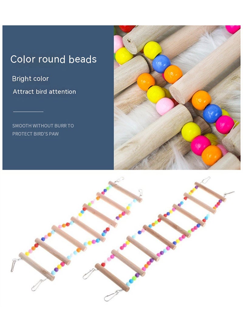 Parrot Bird Climbing Ladder Pet Ladder Bird Cage Accessories Assorted - Image 5