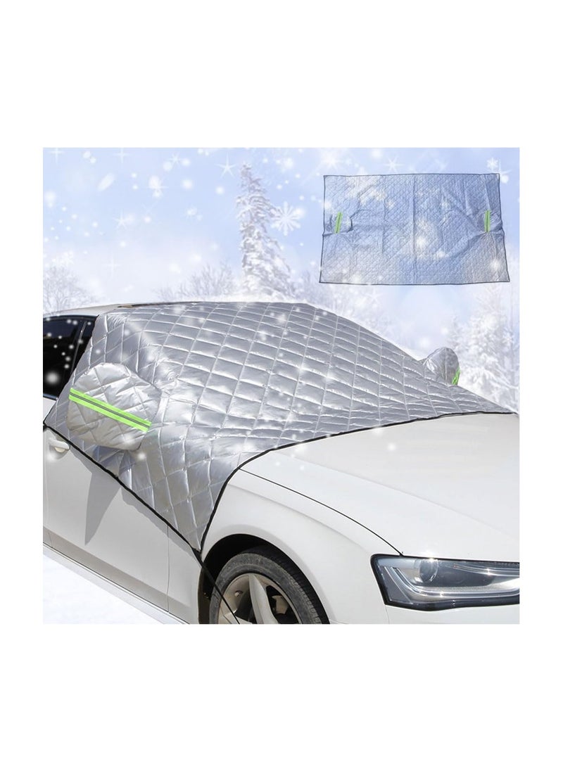 Smart Innovation - Protect Your Car From All Weather Conditions With This Sun Shade Windshield Snow Cover, Waterproof, UV Heat proof & Snow Resistant 57.5x46.5 Inches - Image 1