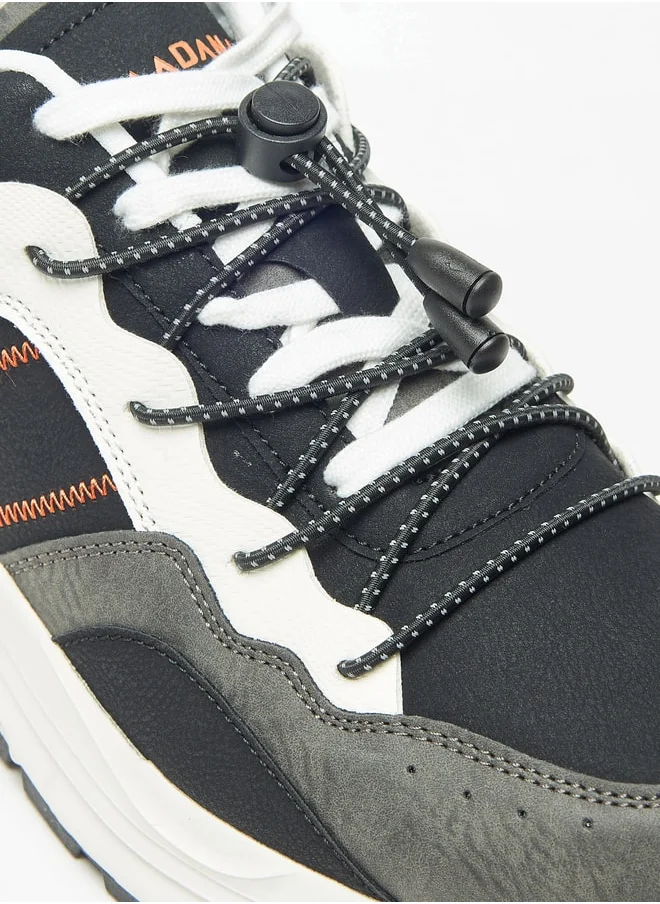 HAADANA Panelled Lace-Up Sports Shoes