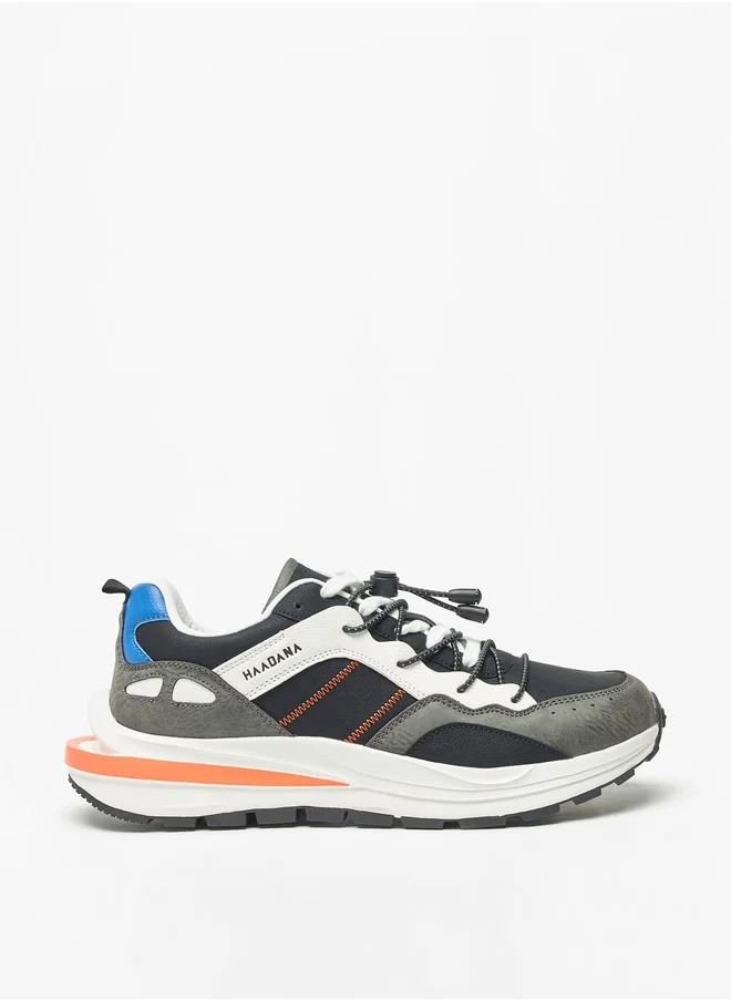 HAADANA Panelled Lace-Up Sports Shoes