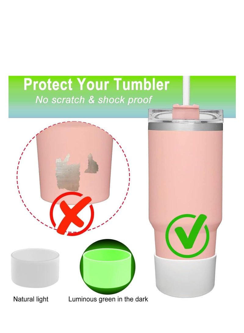 Silicone Water Bottle Non-Slip Cover for 12oz - 40oz Water Bottle Non-Slip Bottom Sleeve Bumper (Fits 32 & 40oz)