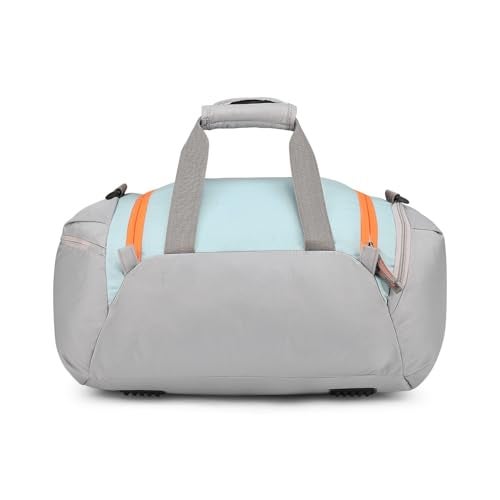 Skybags Athletix Unisex Gym Duffle Bag | 28L Travel Duffel for Men & Women | Lightweight Sports & Fitness Bag with Shoulder Strap (Grey) - Image 3
