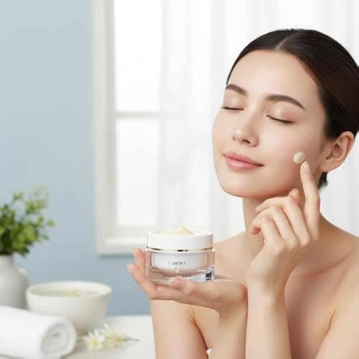 LABIORA Lutisan Facial Moisturizer - Lutein, Niacinamide & Natural Extracts Daily Cream for Face with Soothing & Cooling Care with Hydration, and Gentle Skin Support K-Beauty (1.69 fl. oz/50ml) - Image 3