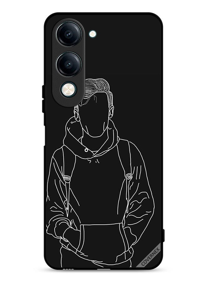 Covernex vivo Y04 Protective Case Cover Sketch Of Jacket Boy