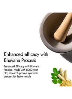 Kapiva Moringa Capsules, Natural Source Of Vitamins And Minerals 60 Caps, 500mg Each  - Image 2