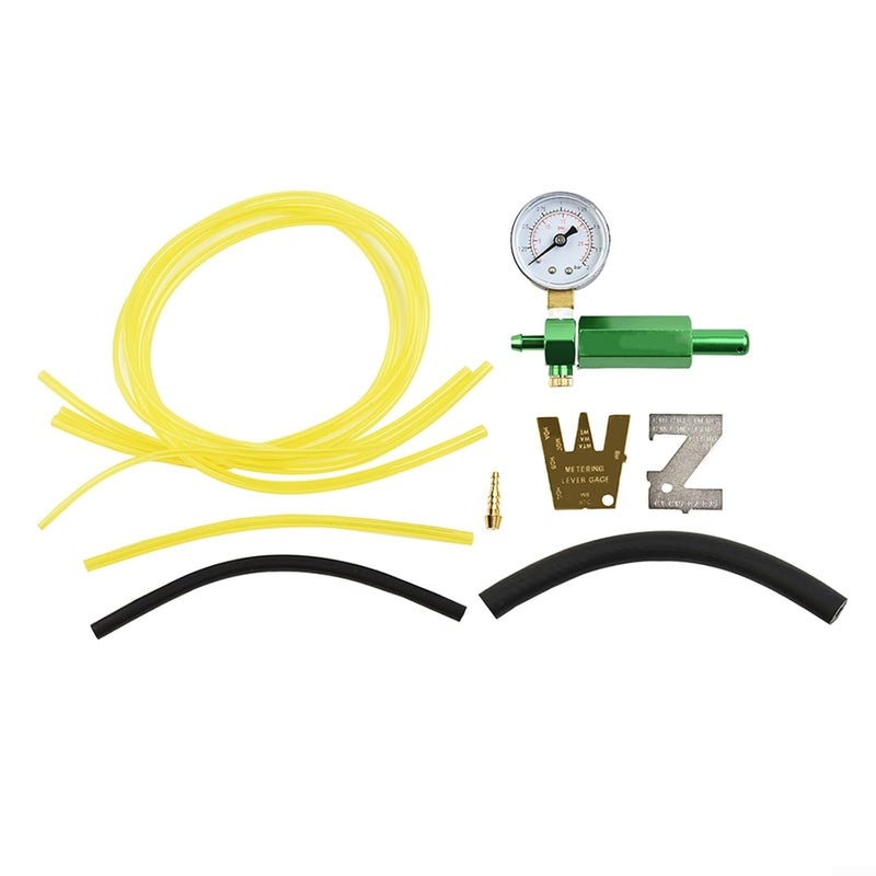 مجموعة اختبار ضغط المكربن 0-200 كيلو باسكال 0-29 رطل لكل بوصة مربعة مع خرطوم خط الوقود - Image 5
