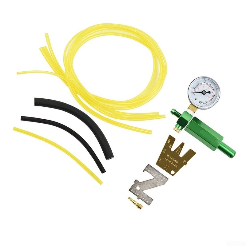 مجموعة اختبار ضغط المكربن 0-200 كيلو باسكال 0-29 رطل لكل بوصة مربعة مع خرطوم خط الوقود - Image 4