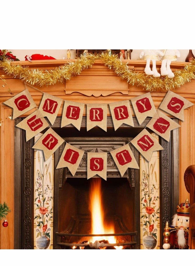 Excefore Burlap Banner, DIY Custom Banners, Party Decor for Birthday, Wedding, Baby Shower and Graduation, 14.5ft, (15 Pcs) - Image 5