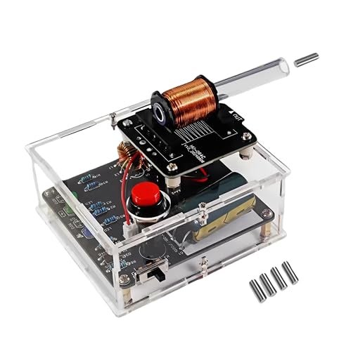 TKXEC STEM Projects DIY Toys Soldering Practice Kit Electric Magnetic Transmitter Educational Electronics Kit Mini DIY Shooting Game Toy Gift for Teens Boys Girls - Image 1