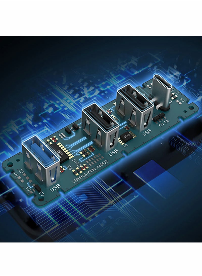 Generic - USB Hub for Tesla Model 3 and Model Y, Charging and Data Transfer Docking Station - Image 1