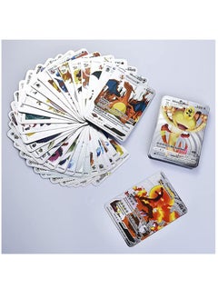 Pokemon Silver Pokemon Cards Set (55 pcs) - Including Vmax Rares V Series GX EX Rares Charizard Common Cards ( Random pic on cards box cover)  - Image 2