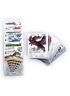 Pokemon Silver Pokemon Cards Set (55 pcs) - Including Vmax Rares V Series GX EX Rares Charizard Common Cards ( Random pic on cards box cover)  - Image 3