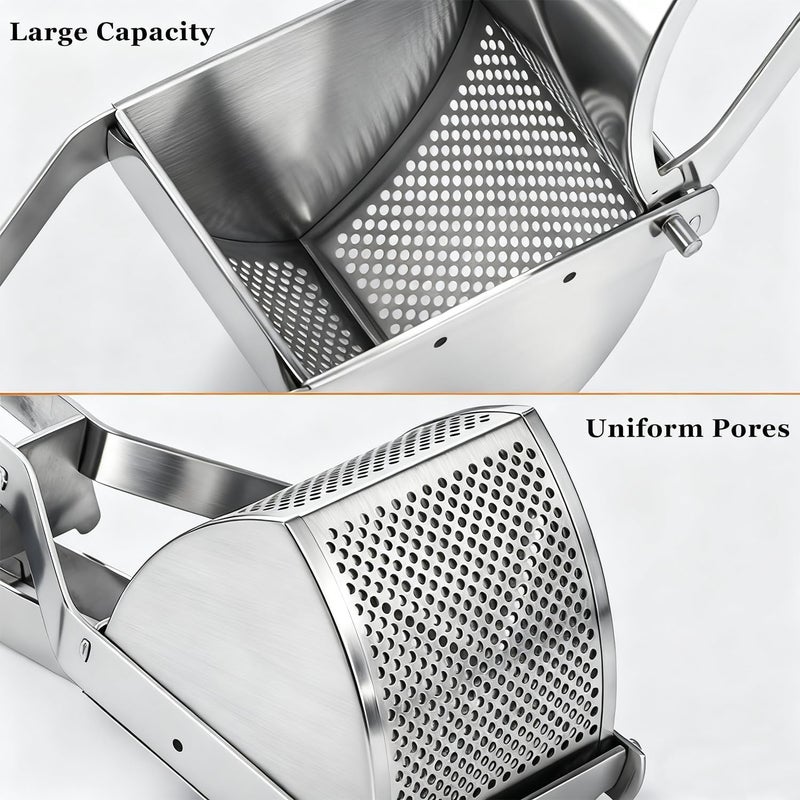 AIDOIT Potato Ricer, Large 22oz Potato Ricer Stainless Steel Potato Masher Heavy Duty for Perfect Fluffy Mashed Potatoes - Image 3