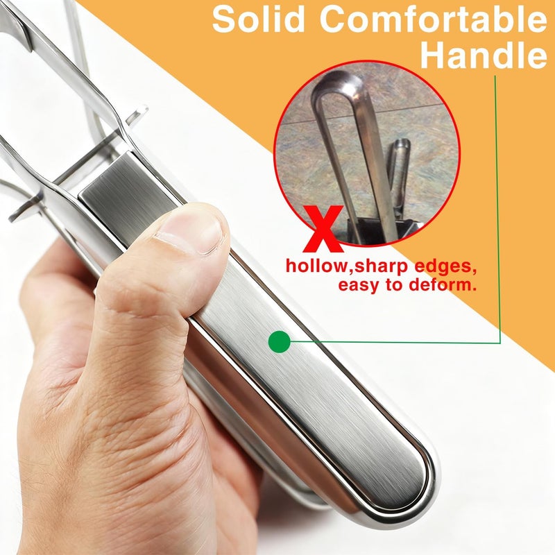 AIDOIT Potato Ricer, Large 22oz Potato Ricer Stainless Steel Potato Masher Heavy Duty for Perfect Fluffy Mashed Potatoes - Image 4