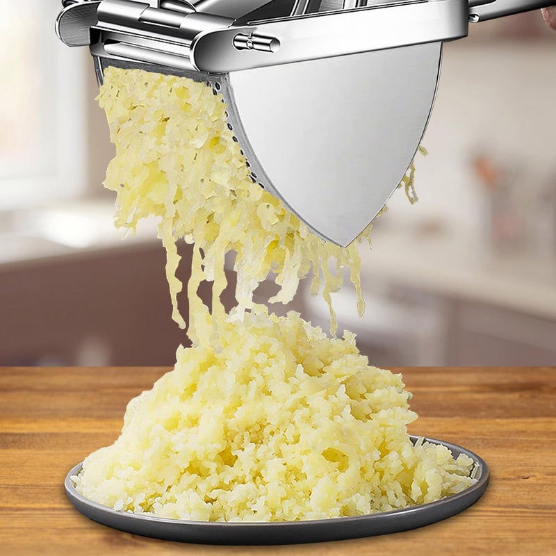 AIDOIT Potato Ricer, Large 22oz Potato Ricer Stainless Steel Potato Masher Heavy Duty for Perfect Fluffy Mashed Potatoes - Image 2