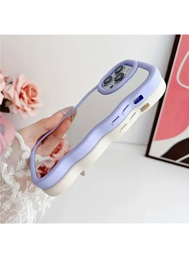 حافظة هاتف آيفون XR بمكياج وردي أحمر دوبامين طازج مع مرآة - Image 5