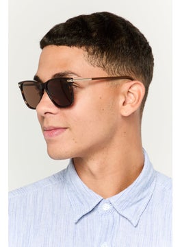 GANT Men GA0000552E55 Square Sunglasses, Brown  - Image 2