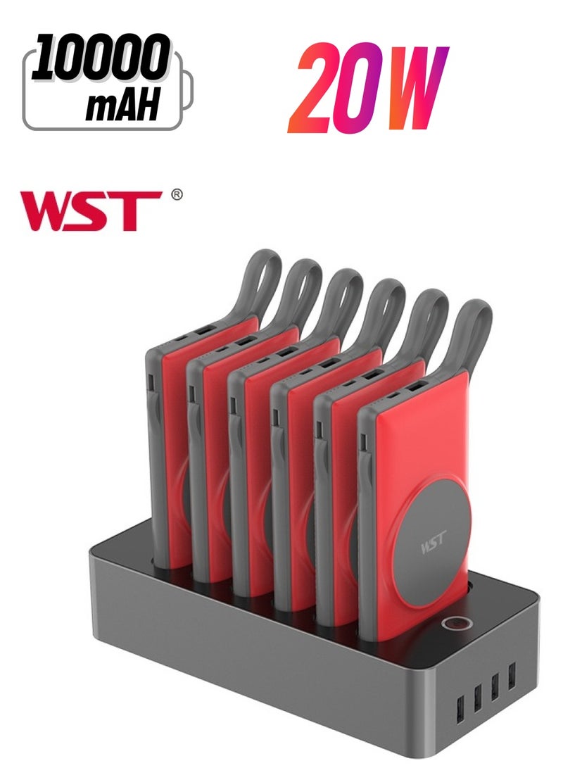 WST 6 In 1 Multiple Power Bank Docking Station