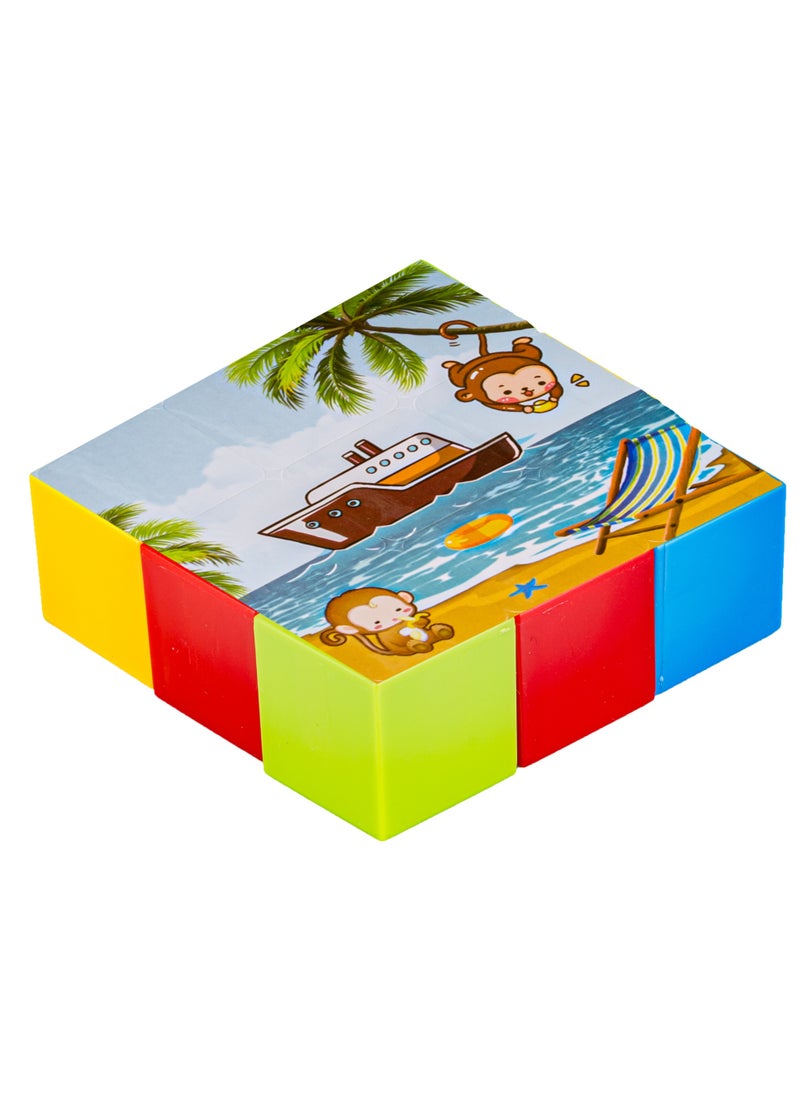 BLOCKS BLOCK SET CARDS PUZZLE GAME