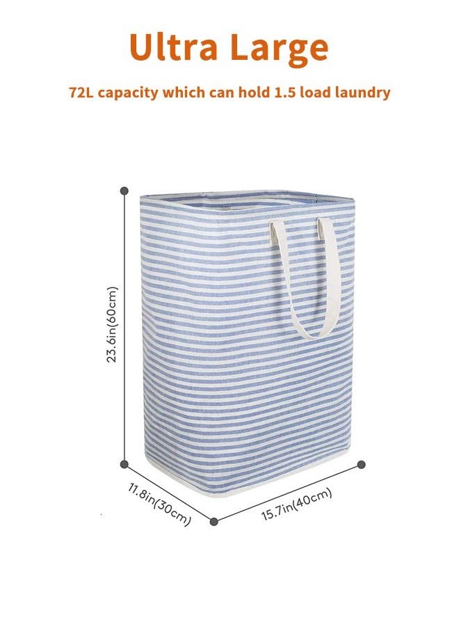 Collapsible Laundry Hamper with Waterproof Coated Interior